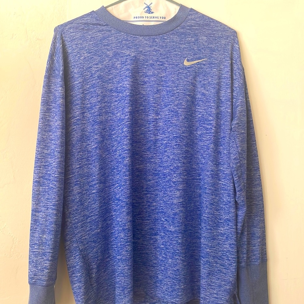 Nike Dri-Fit blue long sleeve